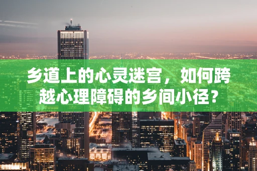 乡道上的心灵迷宫，如何跨越心理障碍的乡间小径？