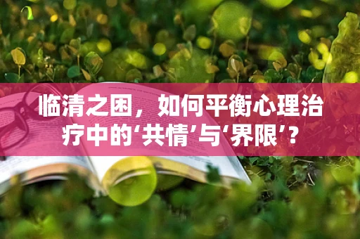 临清之困，如何平衡心理治疗中的‘共情’与‘界限’？