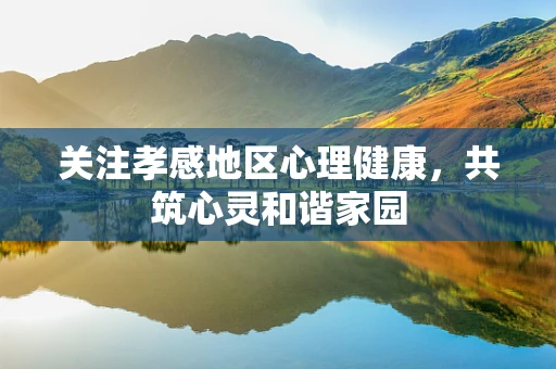 关注孝感地区心理健康，共筑心灵和谐家园
