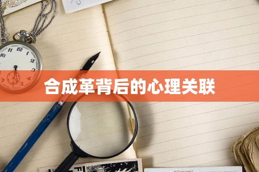 合成革背后的心理关联