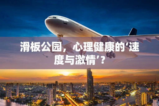 滑板公园，心理健康的‘速度与激情’？