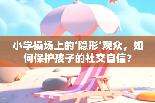 小学操场上的‘隐形’观众，如何保护孩子的社交自信？