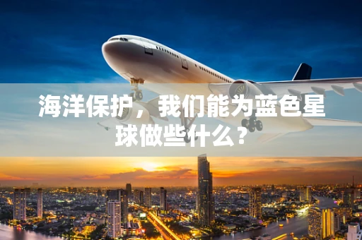 海洋保护，我们能为蓝色星球做些什么？