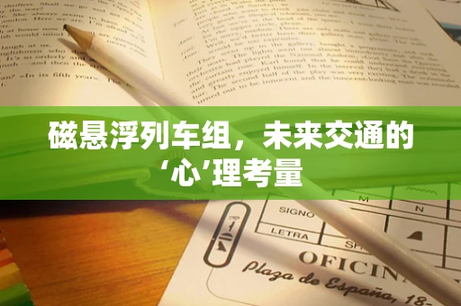 磁悬浮列车组，未来交通的‘心’理考量