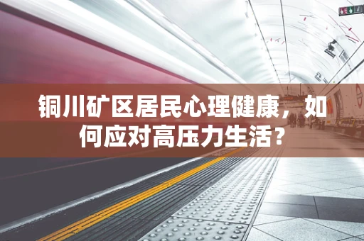 铜川矿区居民心理健康，如何应对高压力生活？