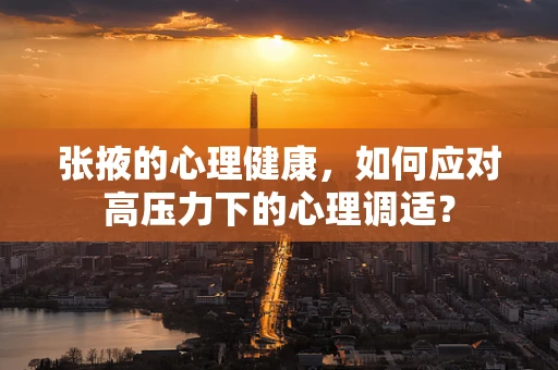 张掖的心理健康，如何应对高压力下的心理调适？