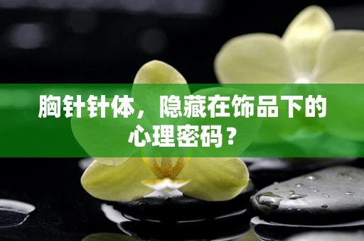 胸针针体，隐藏在饰品下的心理密码？