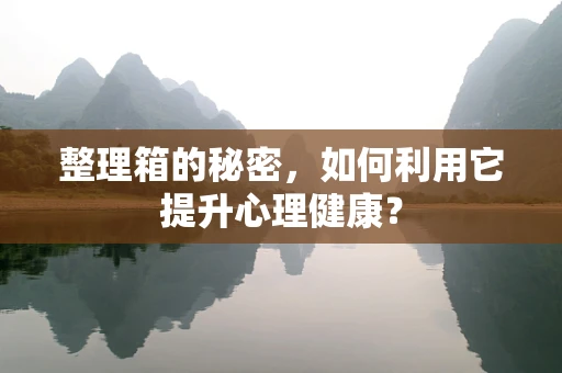 整理箱的秘密，如何利用它提升心理健康？