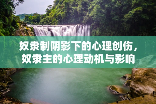 奴隶制阴影下的心理创伤，奴隶主的心理动机与影响