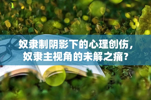 奴隶制阴影下的心理创伤，奴隶主视角的未解之痛？
