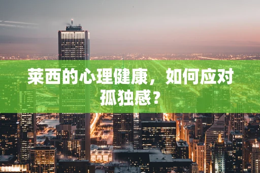 莱西的心理健康，如何应对孤独感？
