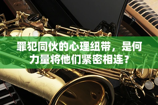 罪犯同伙的心理纽带，是何力量将他们紧密相连？