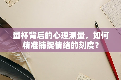 量杯背后的心理测量，如何精准捕捉情绪的刻度？