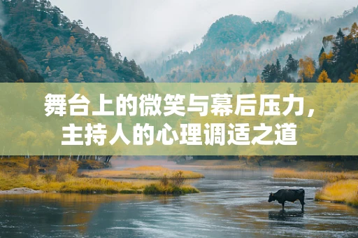 舞台上的微笑与幕后压力，主持人的心理调适之道