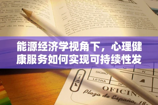 能源经济学视角下，心理健康服务如何实现可持续性发展？