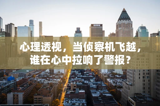心理透视，当侦察机飞越，谁在心中拉响了警报？