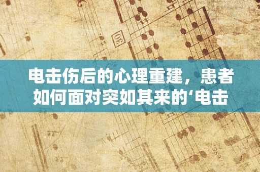 电击伤后的心理重建，患者如何面对突如其来的‘电击’？