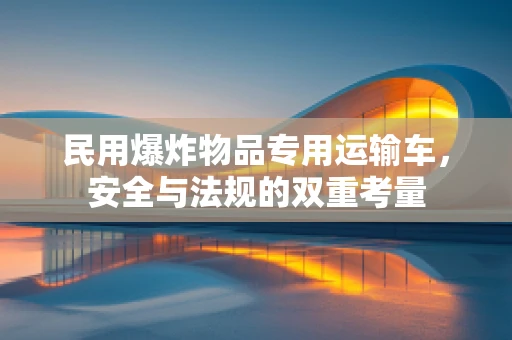 民用爆炸物品专用运输车，安全与法规的双重考量