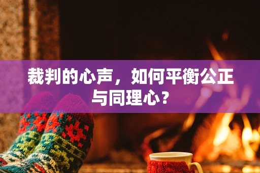 裁判的心声，如何平衡公正与同理心？