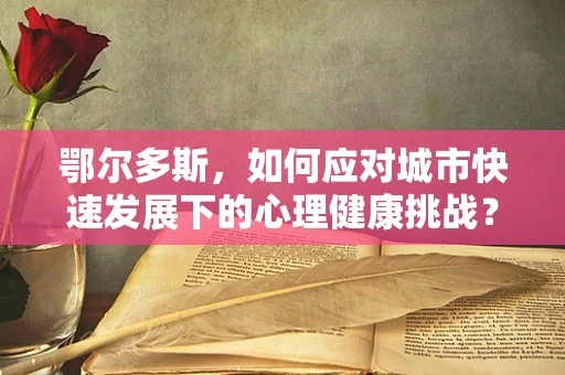 鄂尔多斯，如何应对城市快速发展下的心理健康挑战？