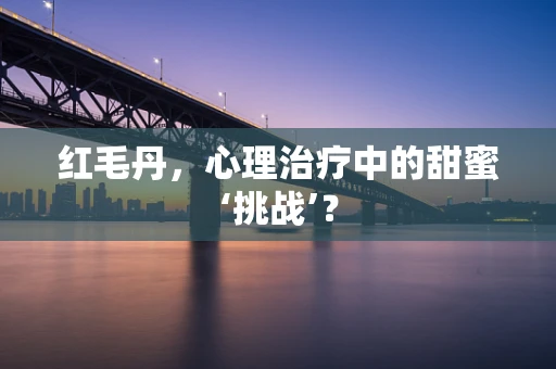 红毛丹，心理治疗中的甜蜜‘挑战’？