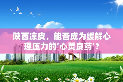 陕西凉皮，能否成为缓解心理压力的‘心灵良药’？