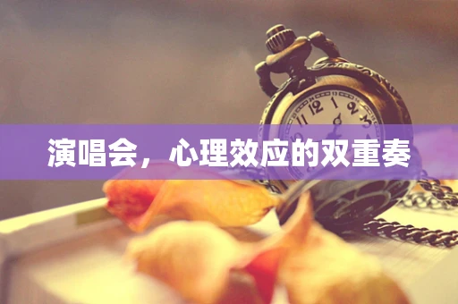 演唱会，心理效应的双重奏