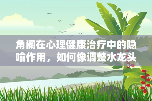 角阀在心理健康治疗中的隐喻作用，如何像调整水龙头一样调节情绪？