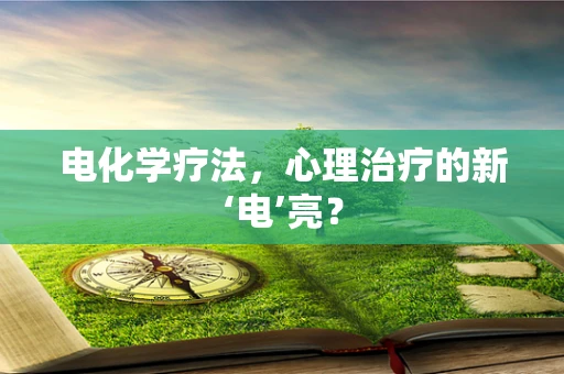 电化学疗法，心理治疗的新‘电’亮？