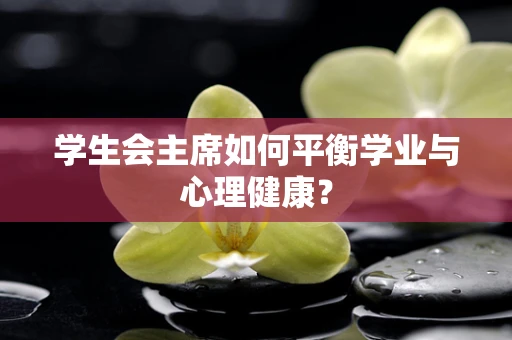 学生会主席如何平衡学业与心理健康？