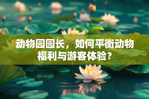 动物园园长，如何平衡动物福利与游客体验？