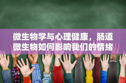 微生物学与心理健康，肠道微生物如何影响我们的情绪？