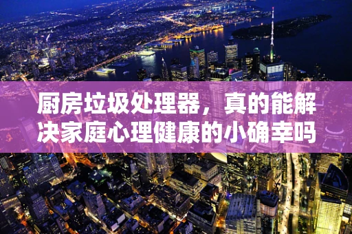 厨房垃圾处理器，真的能解决家庭心理健康的小确幸吗？
