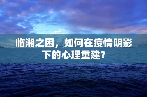 临湘之困，如何在疫情阴影下的心理重建？