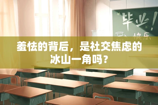 羞怯的背后，是社交焦虑的冰山一角吗？
