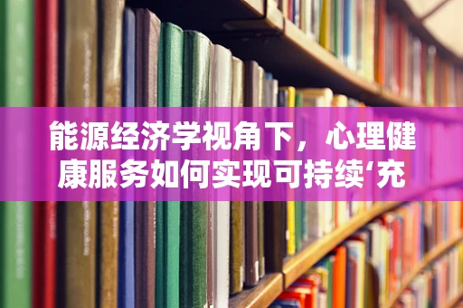 能源经济学视角下，心理健康服务如何实现可持续‘充电’？