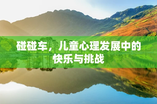 碰碰车，儿童心理发展中的快乐与挑战