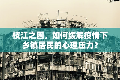 枝江之困，如何缓解疫情下乡镇居民的心理压力？