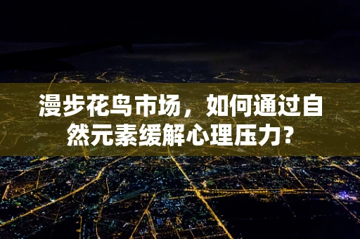 漫步花鸟市场，如何通过自然元素缓解心理压力？