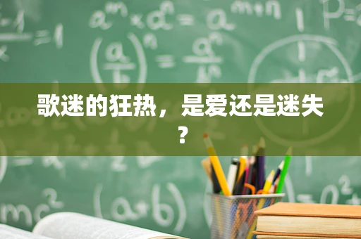 歌迷的狂热，是爱还是迷失？