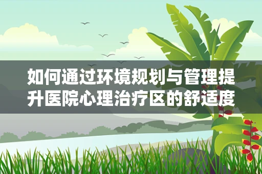 如何通过环境规划与管理提升医院心理治疗区的舒适度与效率？