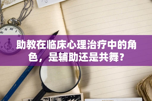 助教在临床心理治疗中的角色，是辅助还是共舞？