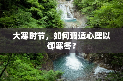大寒时节，如何调适心理以御寒冬？