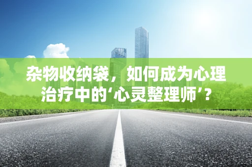 杂物收纳袋，如何成为心理治疗中的‘心灵整理师’？
