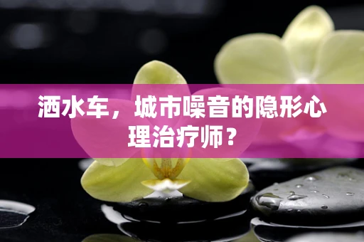 洒水车，城市噪音的隐形心理治疗师？