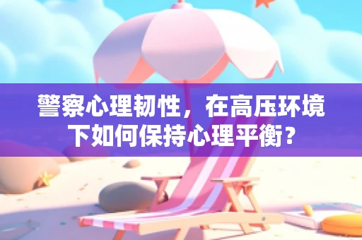 警察心理韧性，在高压环境下如何保持心理平衡？