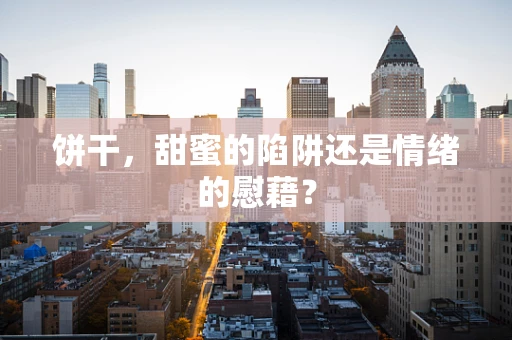 饼干，甜蜜的陷阱还是情绪的慰藉？