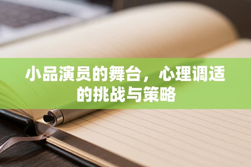 小品演员的舞台，心理调适的挑战与策略