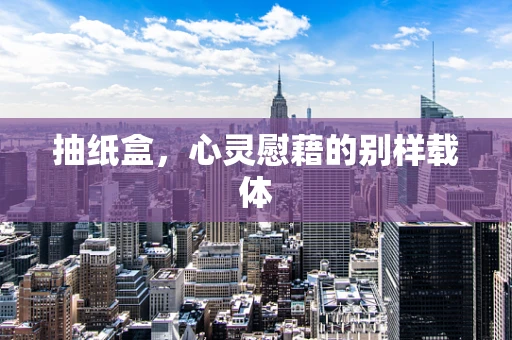 抽纸盒，心灵慰藉的别样载体