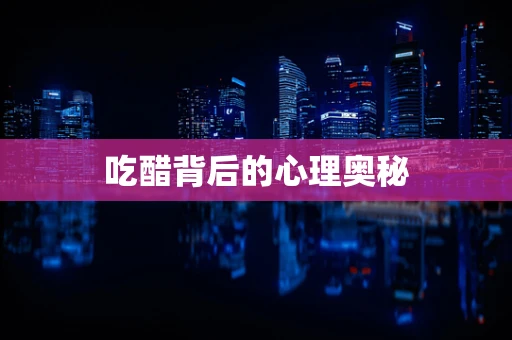 吃醋背后的心理奥秘